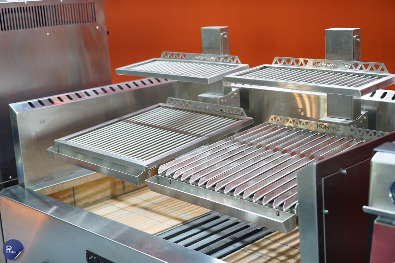 KOMPAC x NS-132Dual Argentinian Santamaria Grill l เตาย่างสไตล์อาร์เจนตินา สำหรับการย่างเนื้อด้วยฟืน พร้อมตะแกรงปรับระดับได้