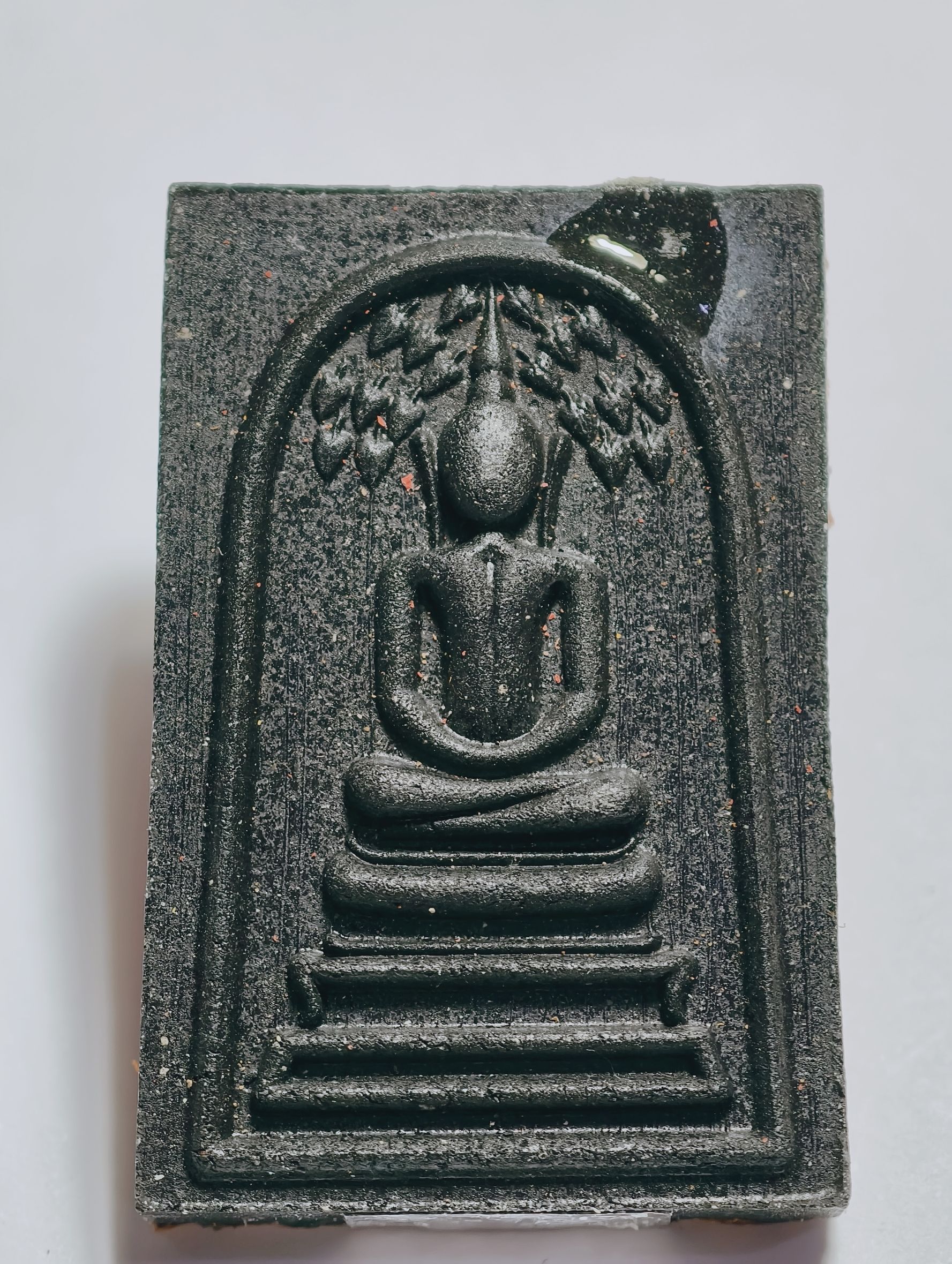 พระสมเด็จโภคทรัพย์ หลวงปู่มหาศิลา วัดพระธาตุหมื่นหิน ปี 65 เลขสวย Ka2488