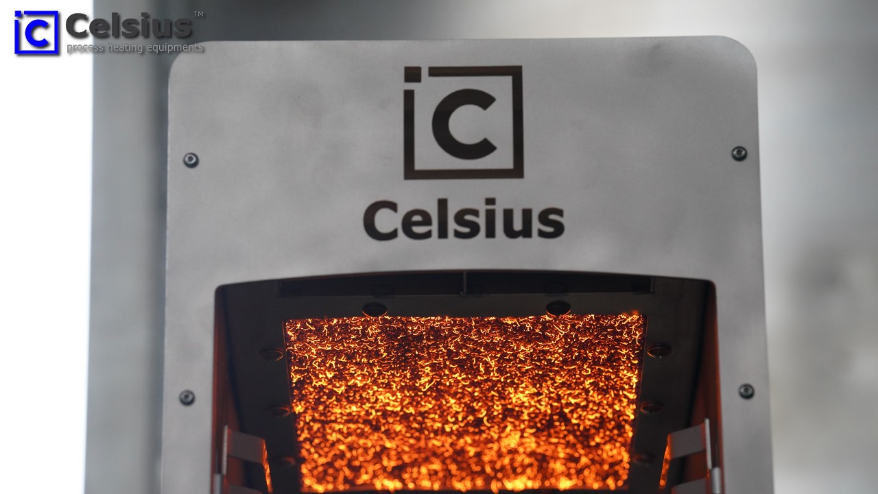 CELSIUS ANYxGRILL IR-RED ® FLAME - RB1 METAL FIBER BURNER l เตาย่างสเต็กอินฟาเรด ชนิดเมทัลไฟเบอร์