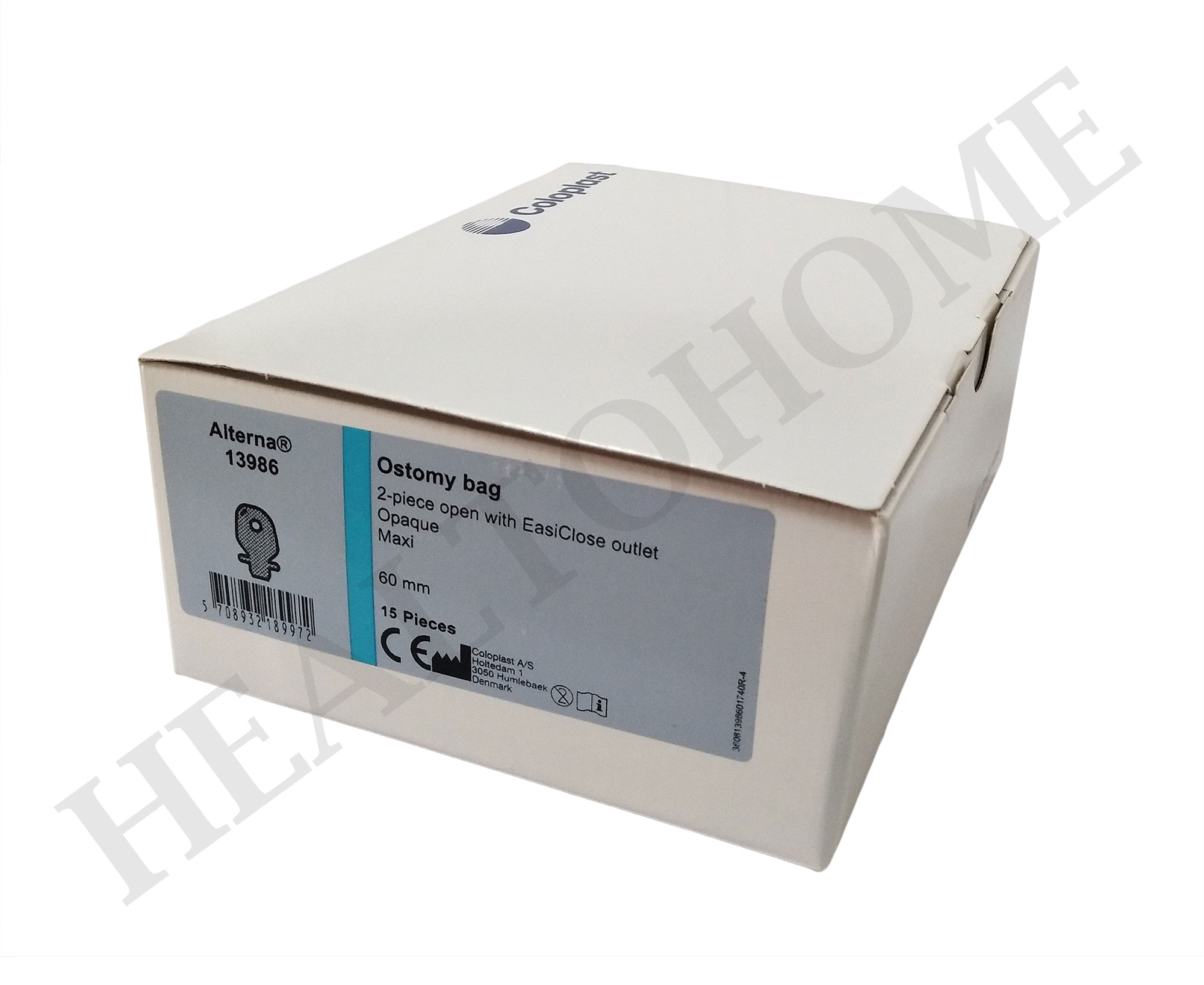 ALTERNA 2-PC EasiClose Open ถุงอุจจาระหน้าท้อง แบบ 2 ชิ้น รุ่นมีตัวกรองกลิ่น (เฉพาะถุง ไม่รวมแป้น)