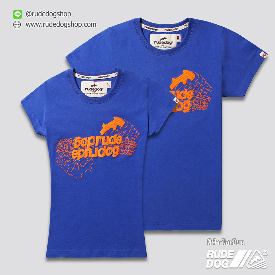 เสื้อยืดแขนสั้น rudedog รุ่น RUSHBAR (รัชบาร์)
