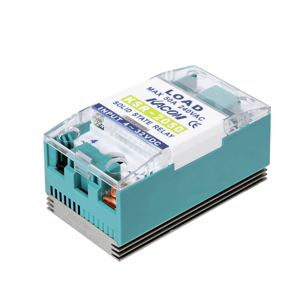 "KACON" SSR SOLID STATE RELAY KSR-2050 Input 4-32 vdc , Load 50A 240Vac