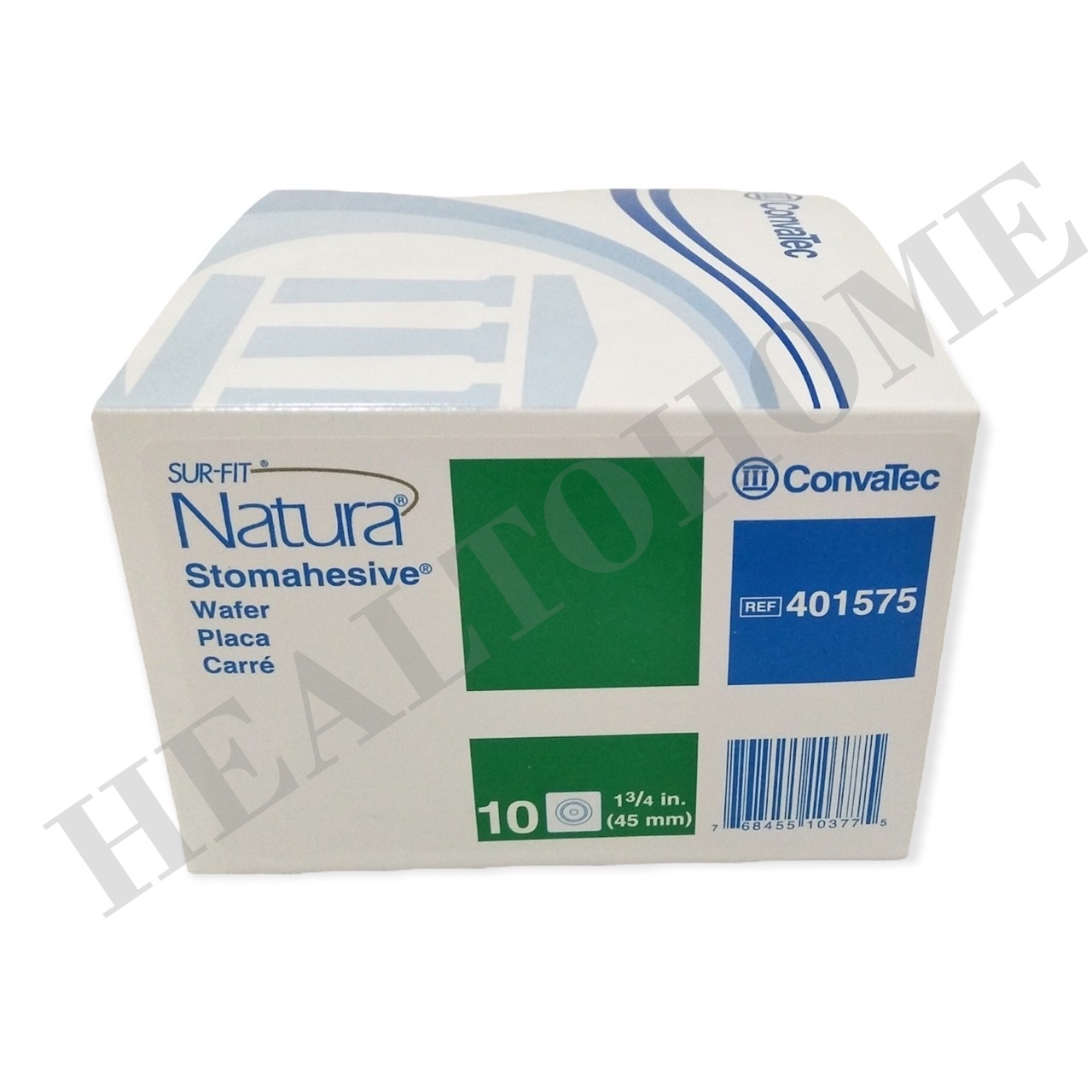 Convatec Sur-Fit Natura Stomahesive แป้นสำหรับติดถุงอุจจาระ แบบเต็มแผ่น (เฉพาะแป้น ไม่รวมถุง)