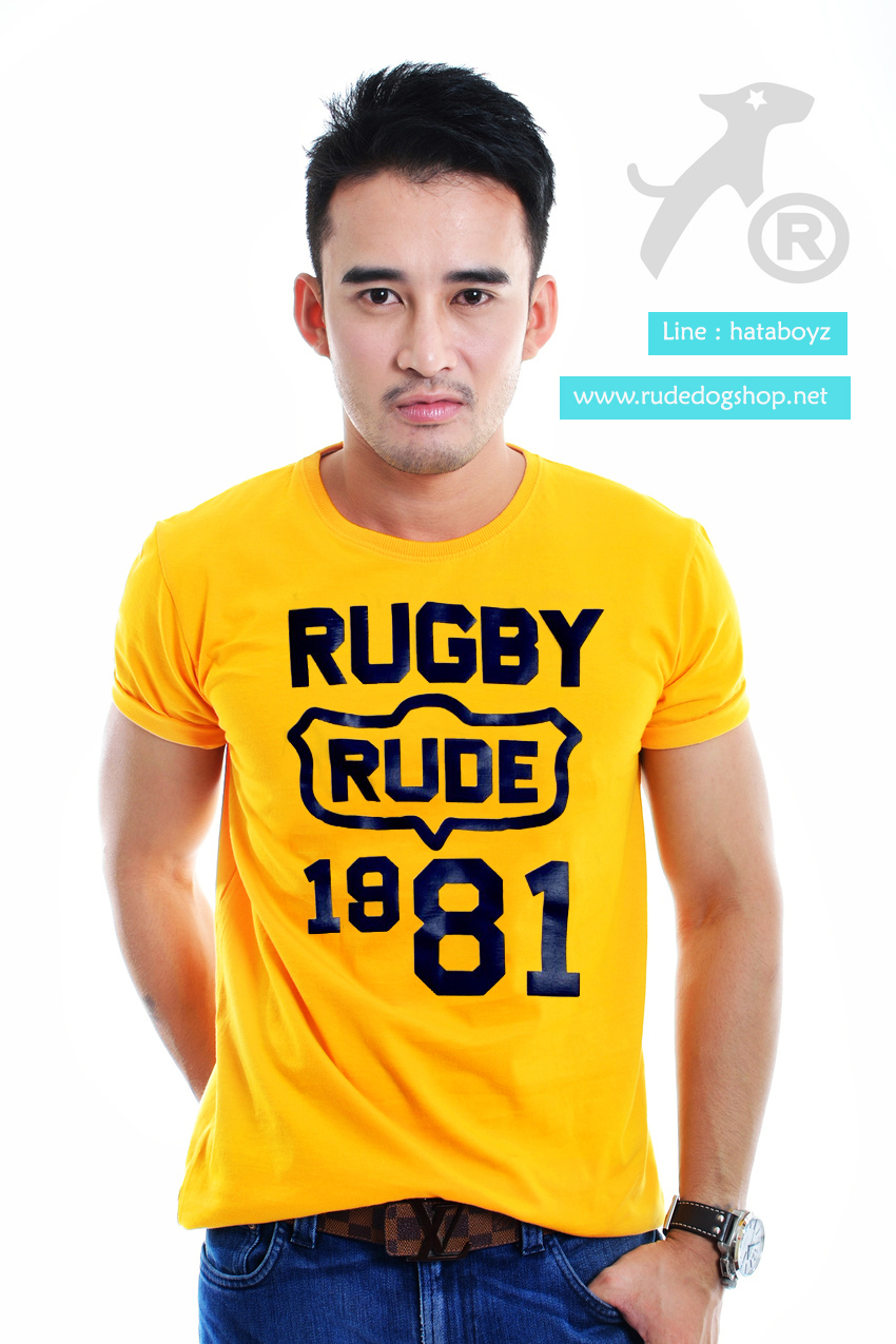 เสื้อยืด Rudedog รุ่น Rugby Size M
