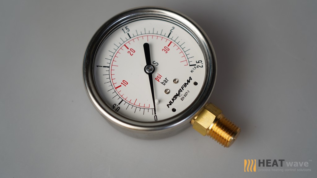 NUOVAFIMA Pressure Gauge 0-2.5 bar l เกจวัดแรงดันแก๊สช่วงแรงดันสูง