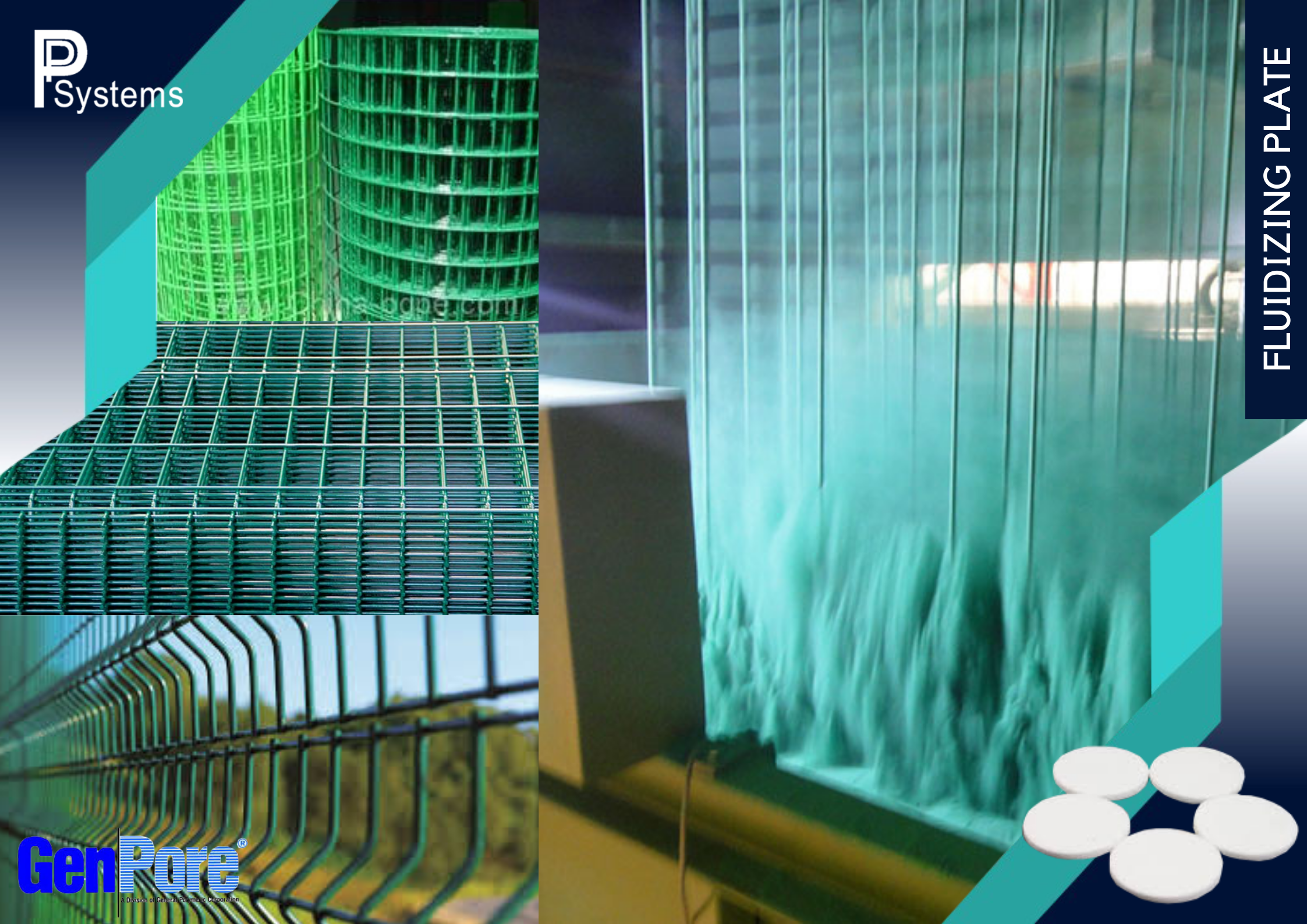 GenPore Fluidized Bed Powder Coating l แผ่นฟลูอิดไดซ์ สำหรับถังพ่นสีแบบจุ่ม