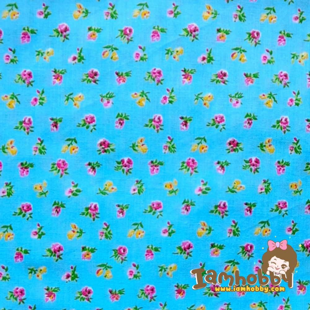 ผ้าคอตตอน100% ผ้างานฝีมือ เนื้อดี ขนาด30*30 cm. (แพ็คละ 3 ชิ้น)