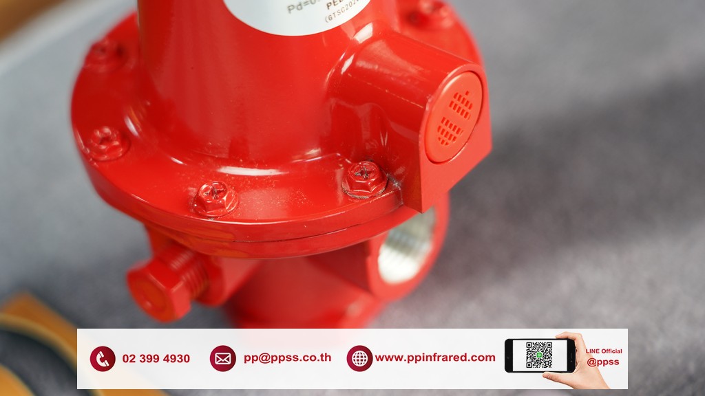 WARMFVALVE High Pressure Regulator for Gas 1/2" (0.5-2.1 bar) l หัวปรับแรงดันแก๊ส ชนิดแรงดันสูง