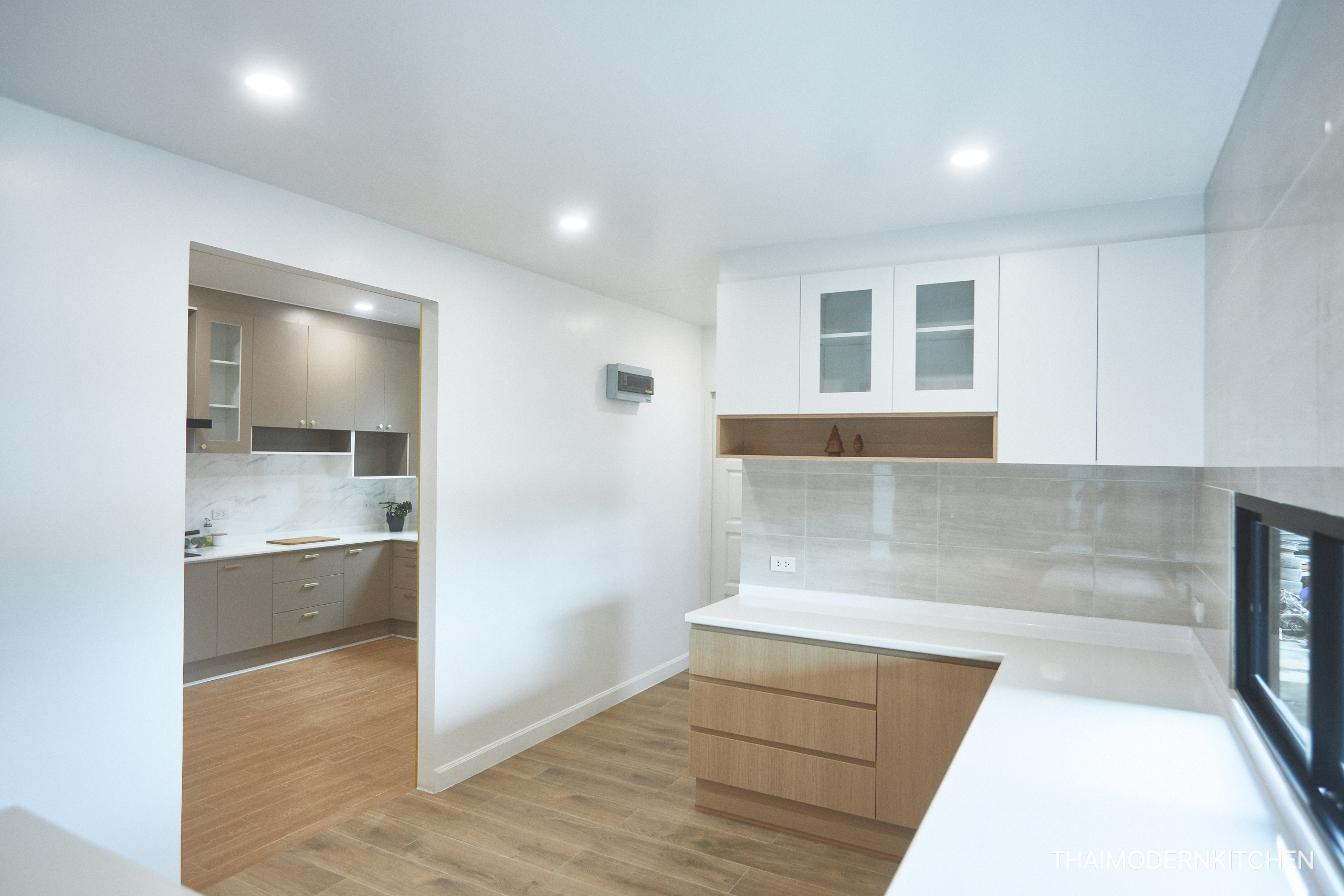 ครัวบิ้วอิน บ้านคุณพรพิมล 5.9 ตู้บน+ล่าง 2.4 ตู้ล่าง