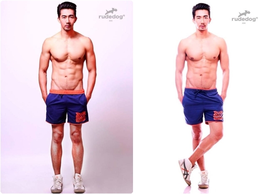 กางเกงขาสั้น rudedog รุ่น Beach Short หรือที่เรียกว่า กางเกงชายหาด Slimfit