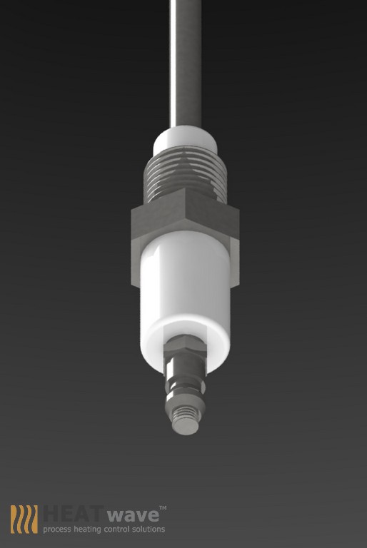HEATwave Strength Type Flame Sensor Dia 10-13 x 45mm / KANTAL Dia 5 x 90mm for Industrial ECLPIS Package Burner l ก้านโลหะหุ้มเซรามิคส์ ทรงตรง สำหรับตรวจจับเปลวไฟ เครื่องพ่นไฟอุตสาหกรรม