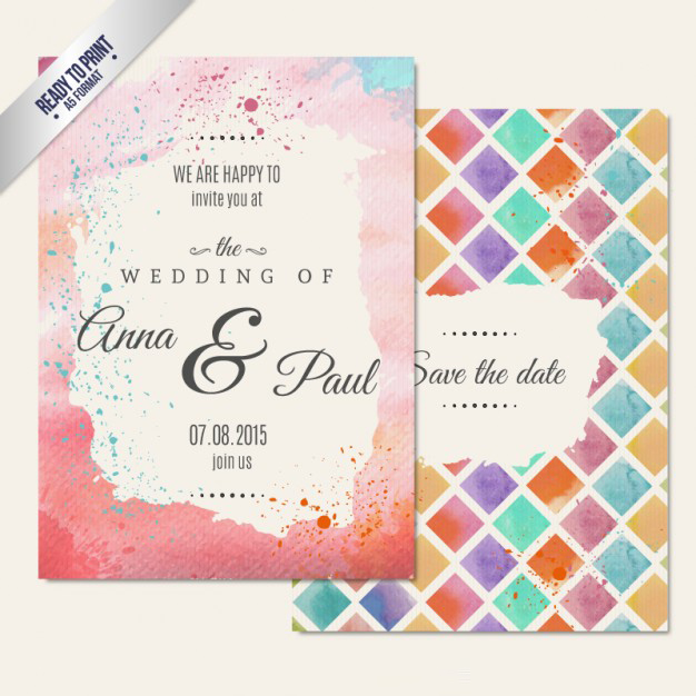 การ์ดแต่งงาน Wedding card สไตล์การออกแบบดีไซน์แบบหวานๆเรียงรูปสามเหลี่ยมธรรมดาให้เป็นแนวยาวจัดวางลงบนตัวการ์ดให้ความรู้สึกในหลายมุมมอง การ์ดงานแต่ง ไว้สำหรับ เรียนเชิญแขกผู้มีเกียรติเข้ามาร่วมงานแต่งงาน // ตัวอย่างดีไซน์ การ์ดแต่งงาน การ์ดเชิญ การ์ดสวยๆ