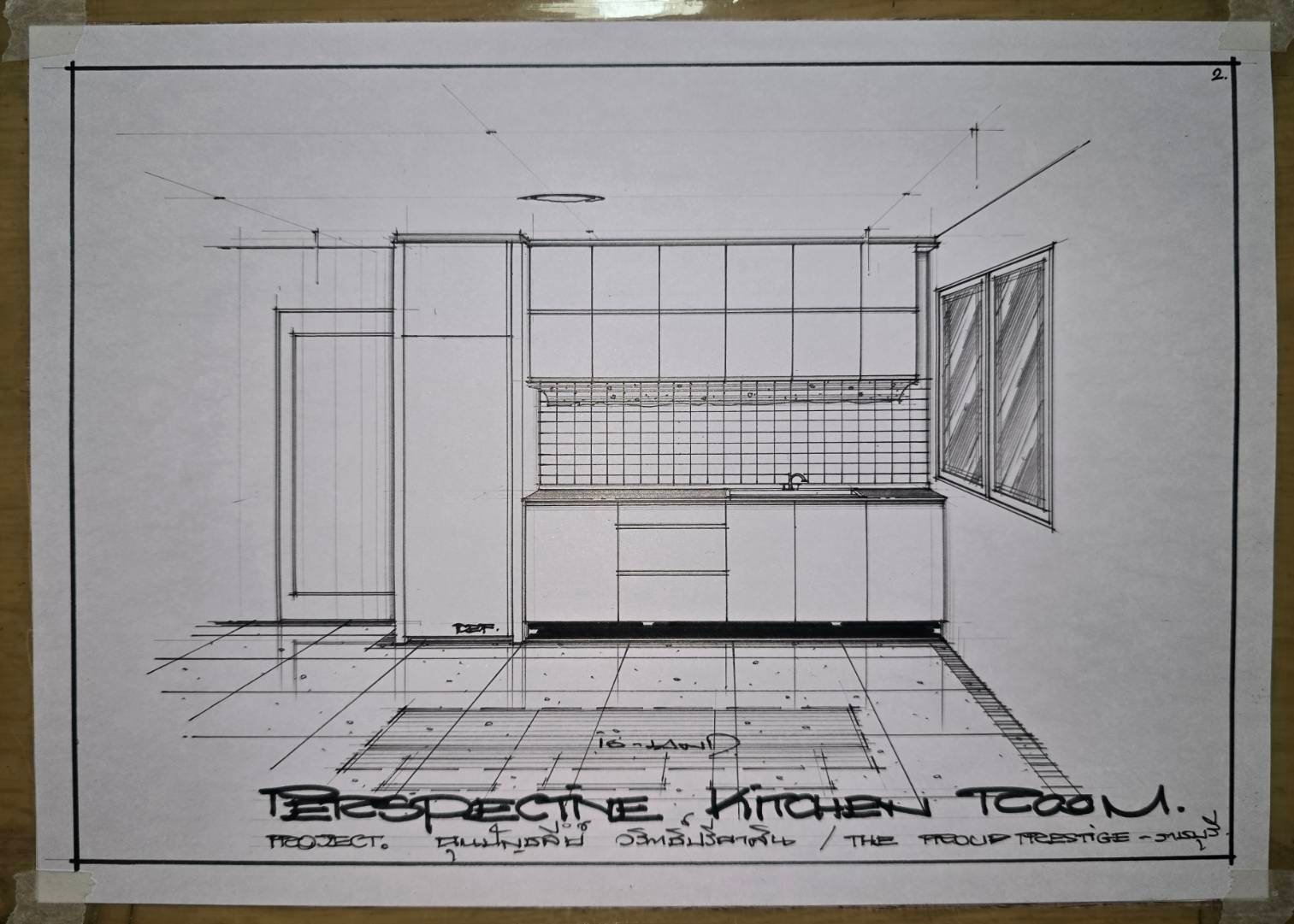 ครัวบิ้วอิน ราคา 180,000 หินเบิ้ลขอบ ตู้เย็นบิ้วอิน