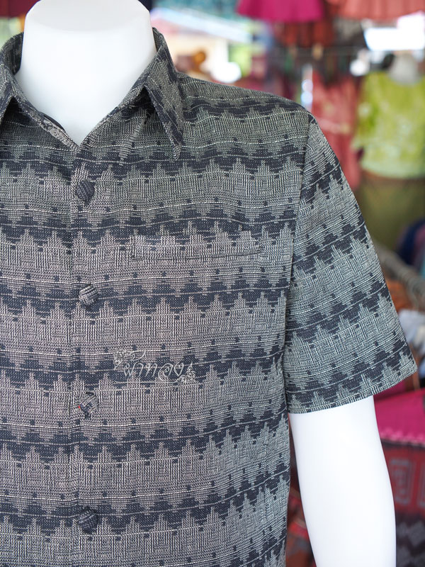 เสื้อผ้าฝ้ายลายมัดหมี่สุโขทัย ไซส์ XL