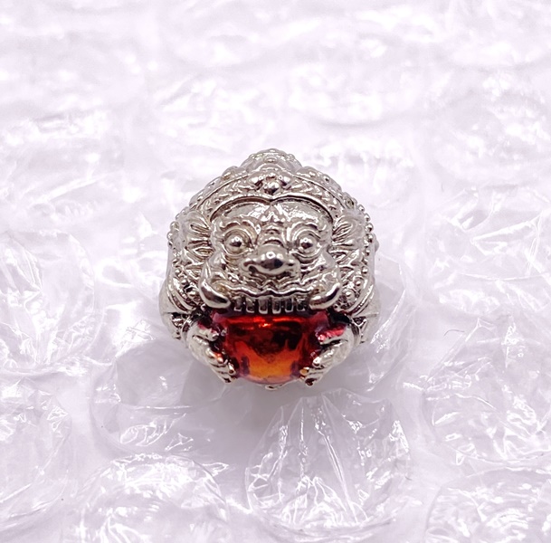 พ่อท่านผ่อง ลูกสะกดพระราหูแปลงฤทธิ์ 2568 ขนาด 1.3 ซม SM141