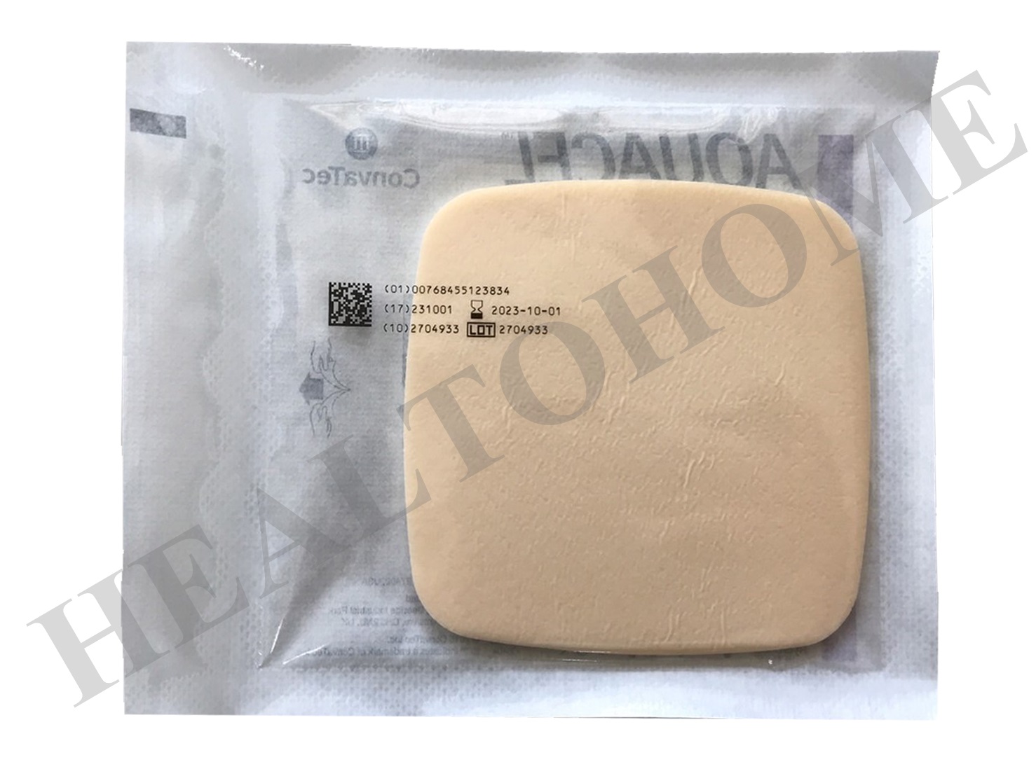 Aquacel Foam Non-adhesive แผ่นแปะแผลกดทับ 10x10 ซม.