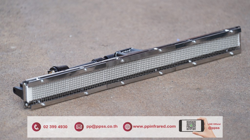 หัวเตาอินฟาเรด SUNSRAYS GR-1202 2.8-4.8kW ชนิดเหล็กหล่อ ขนาด 820x85x140
