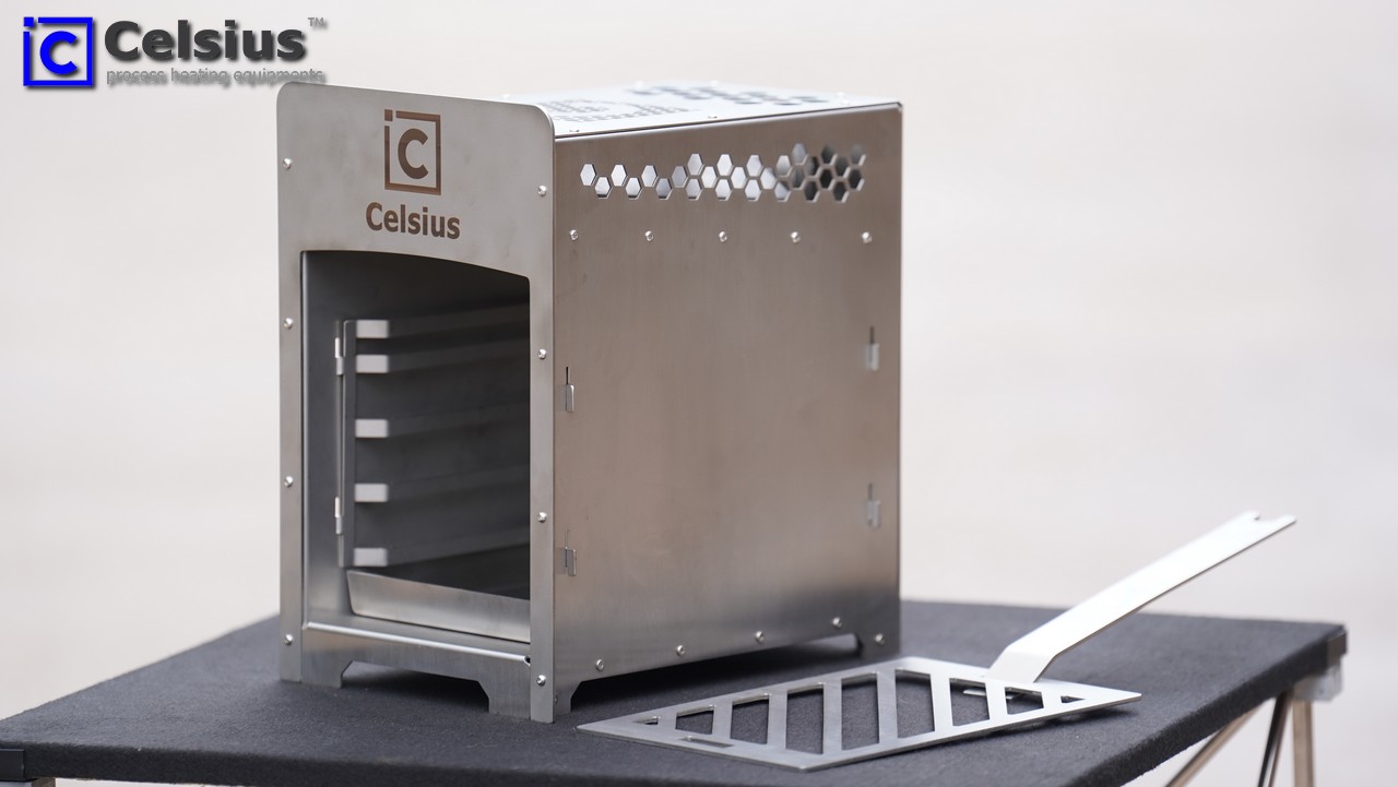 CELSIUS ANYxGRILL IR-RED ® FLAME - RB1 METAL FIBER BURNER l เตาย่างสเต็กอินฟาเรด ชนิดเมทัลไฟเบอร์