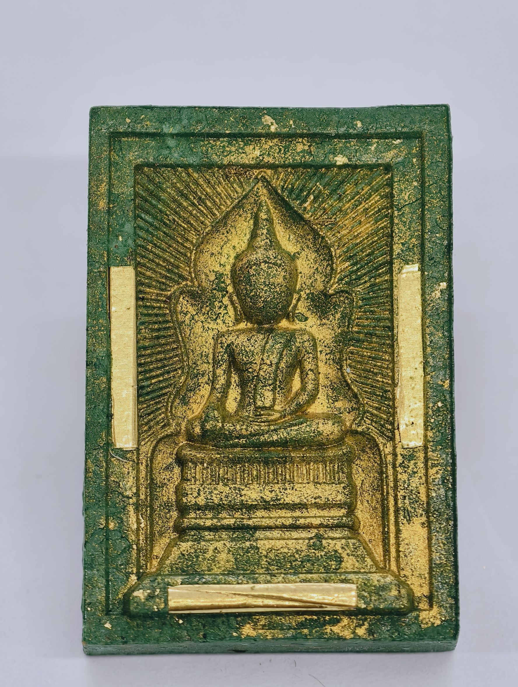 หลวงปู่จื่อ วัดเขาตาเงาะอุดมพร พระสมเด็จ แหวกม่าน มหาโชค ตะกรุดทอง3ดอก KA2814