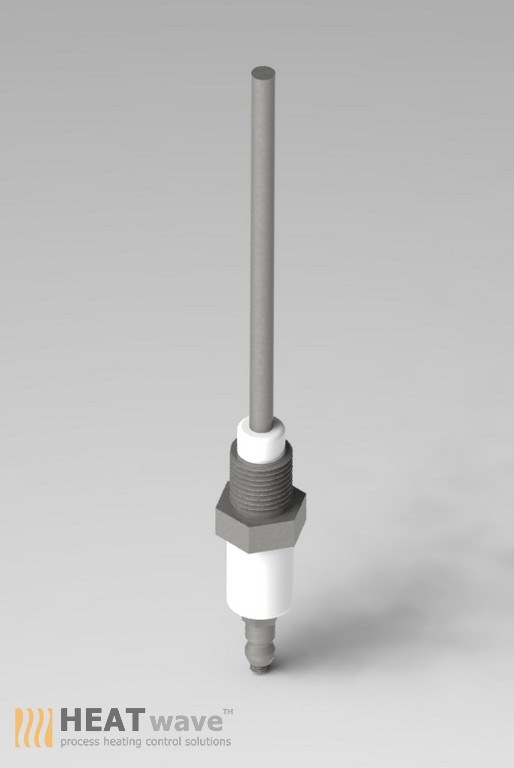 HEATwave Strength Type Flame Sensor Dia 10-13 x 45mm / KANTAL Dia 5 x 90mm for Industrial ECLPIS Package Burner l ก้านโลหะหุ้มเซรามิคส์ ทรงตรง สำหรับตรวจจับเปลวไฟ เครื่องพ่นไฟอุตสาหกรรม