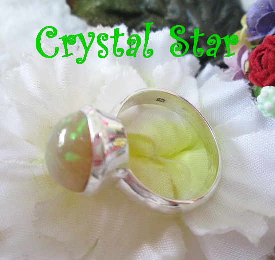 แหวนเงิน+Opal เกรด A