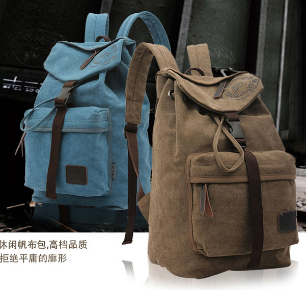 กระเป๋าเป้ backpack แฟชั้น เกาหลี ผ้าใบอย่างหนา มีหลายสี