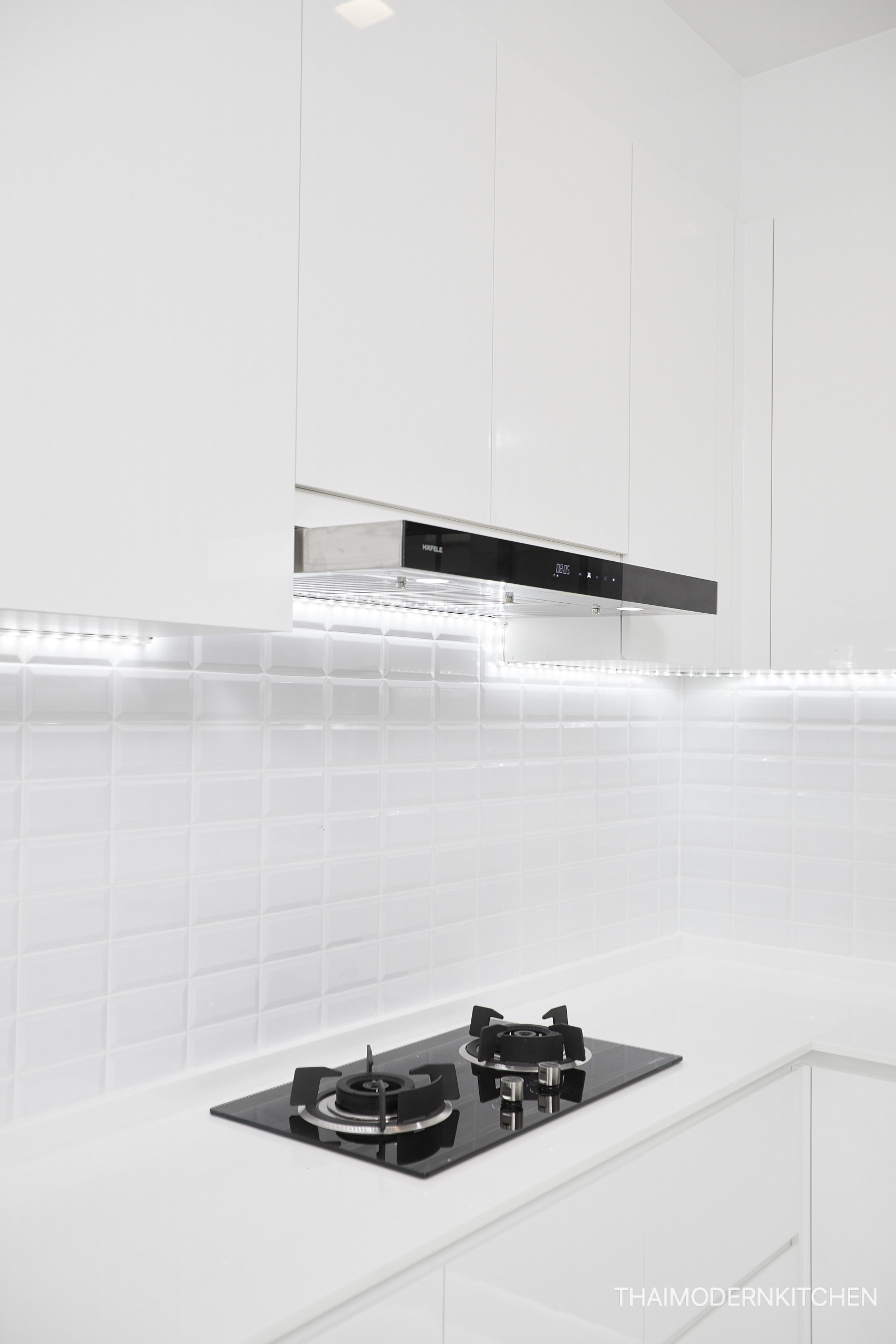 ครัวบิ้วอิน บ้านคุณ ทนงศักดิ์ 1.2+1.96+2.2 ตู้ล่าง 2.2+3.16+2.2 ตู้บน