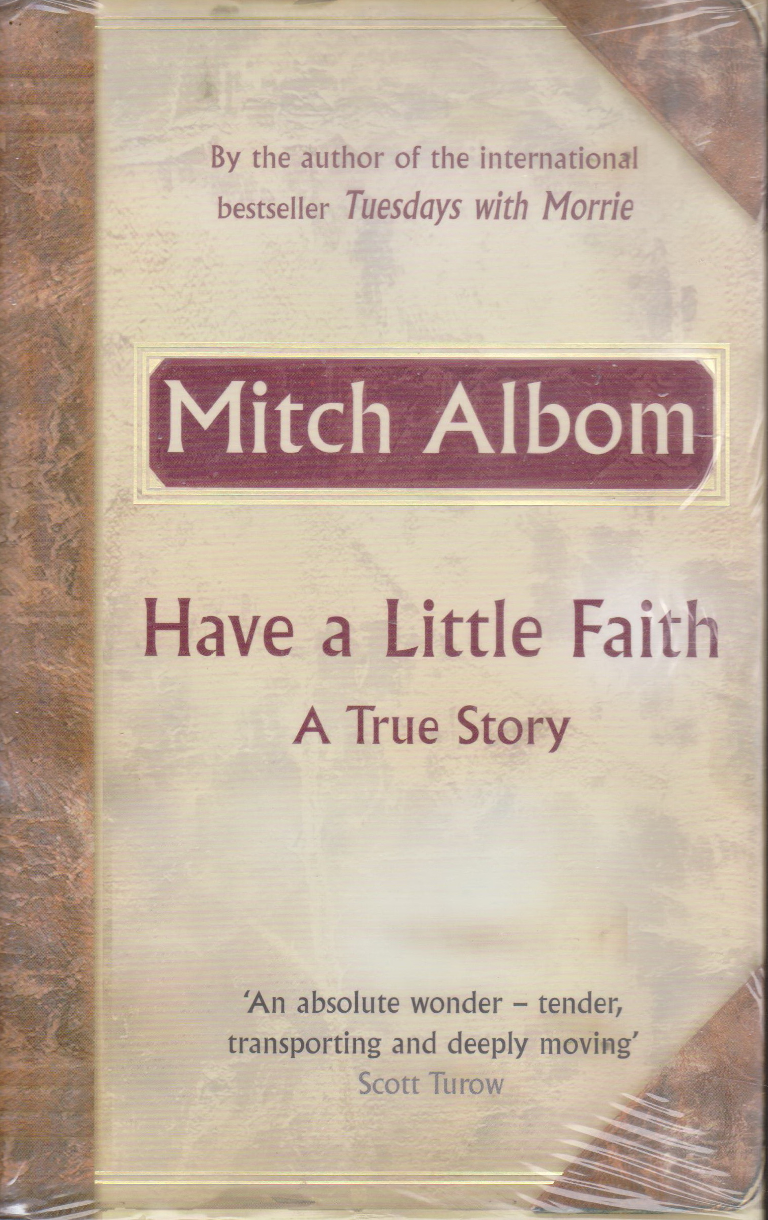 หนังสือภาษาอังกฤษ (ปกแข็ง) Have a Little Faith: A True Story by Mitch Albom