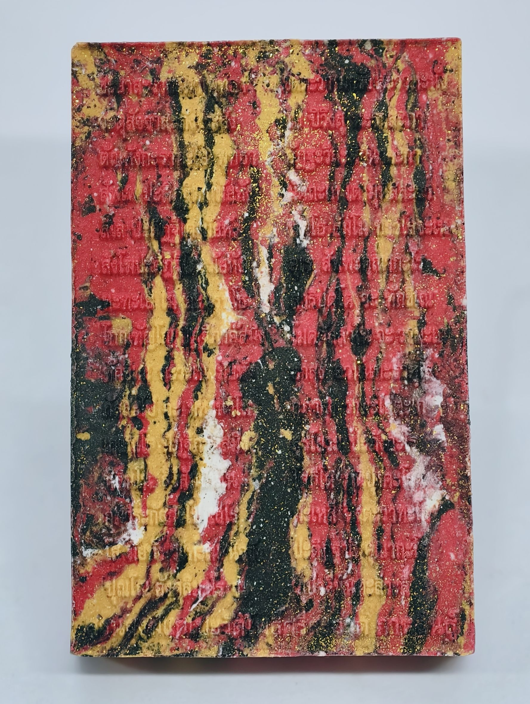 หลวงปู่มหาศิลา วัดโพธิ์ศรีสะอาด พระสมเด็จ ชินบัญชร หลังยันต์ รุ่นแรก ลายเสือไฟ KA2679