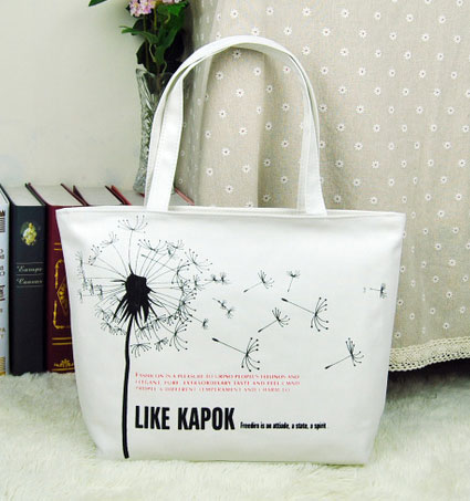 กระเป๋าสะพายผ้าแฟชั่นเกาหลี shopping bag