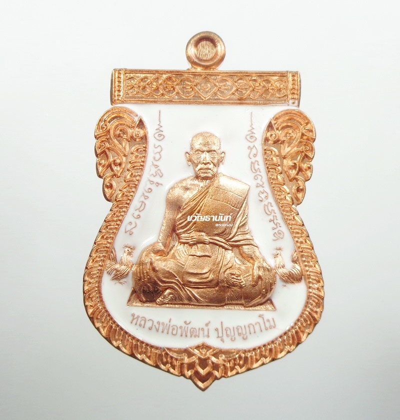 เลื่อนเศรษฐีหมื่นล้าน หลวงพ่อพัฒน์ ปุญญกาโม วัดห้วยด้วน ทองแดงลงยาขาว (28)