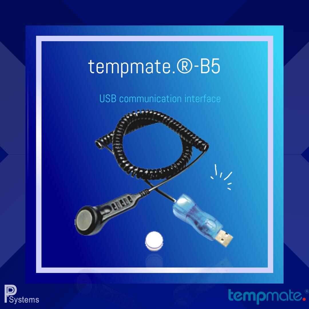 tempmate.®-B Series Mini Temperature Data Logger for Process Monitoring l เครื่องบันทึกอุณหภูมิขนาดเล็ก กระดุมวัดอุณหภูมิ สำหรับวัดอุณหภูมิในไลน์ผลิตสินค้าอุณหภูมิไม่เกิน 140°C