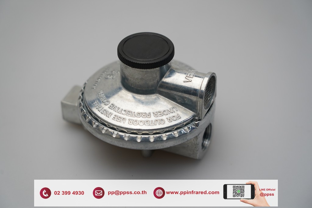 Low Pressure Regulator for LPG, Output 50-100mbar, Size 1/4" x 3/8" NPT