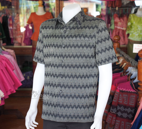 เสื้อผ้าฝ้ายลายมัดหมี่สุโขทัย ไซส์ XL