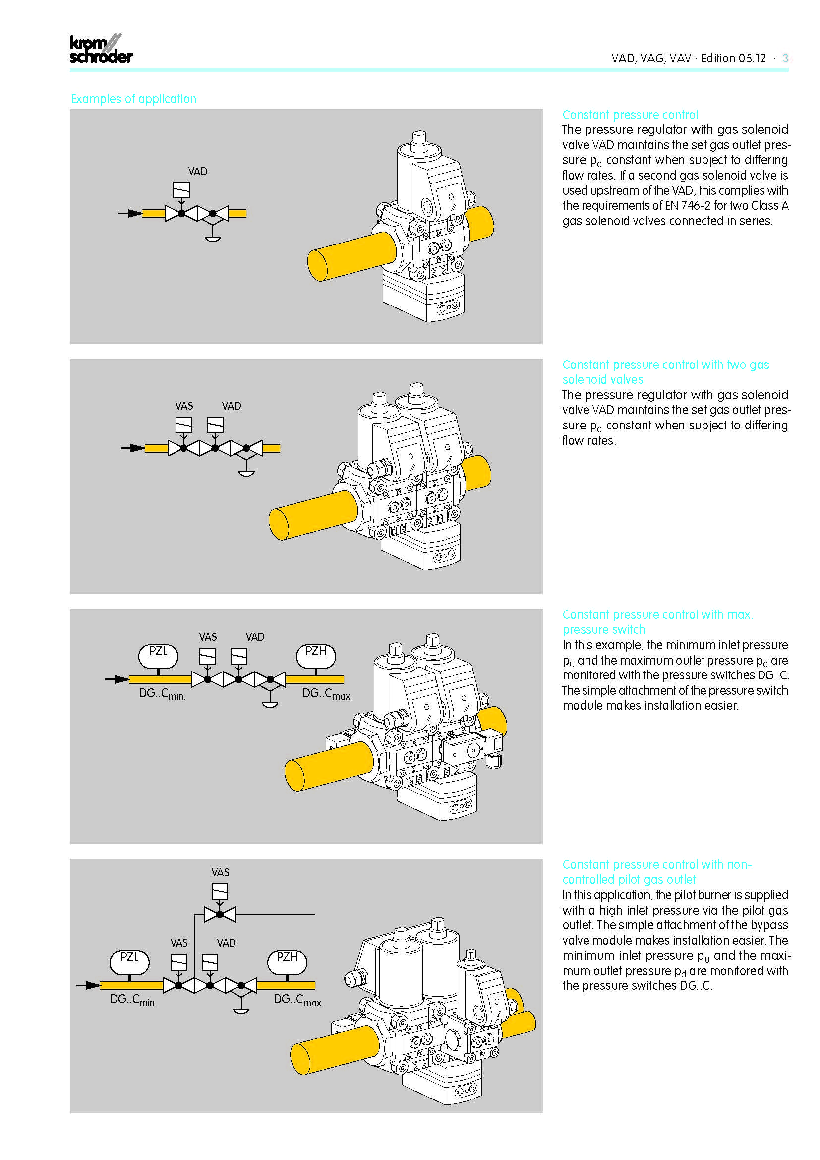 VCV2 1.5" (230V) Varible Air/Gas Ratio Control with Solenoid Valve l วาล์วแก๊สไฟฟ้า อัตราส่วนอากาศ/แก๊สแปรผันตรง