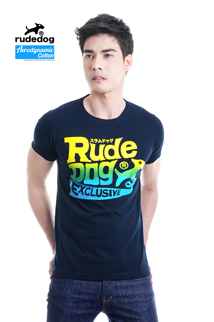 เสื้อยืด Rudedog รุ่น Bubble สี Navy