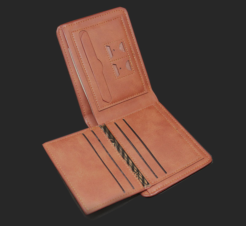 กระเป๋าสตางค์ผู้ชาย MS-218 [มีซิป]