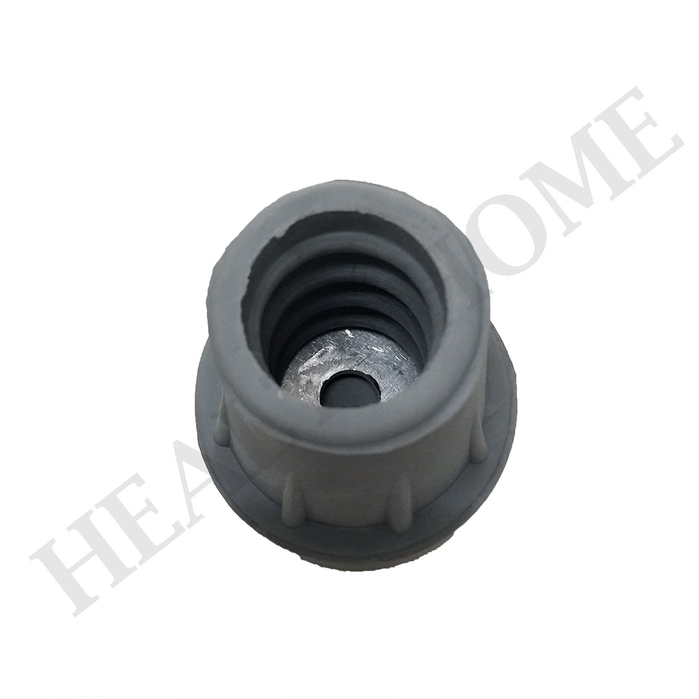 จุกยางไม้ค้ำยันรักแร้อลูมิเนียม/ไม้ค้ำศอก ขนาด 1.8 ซม. สีเทา x1 ชิ้น