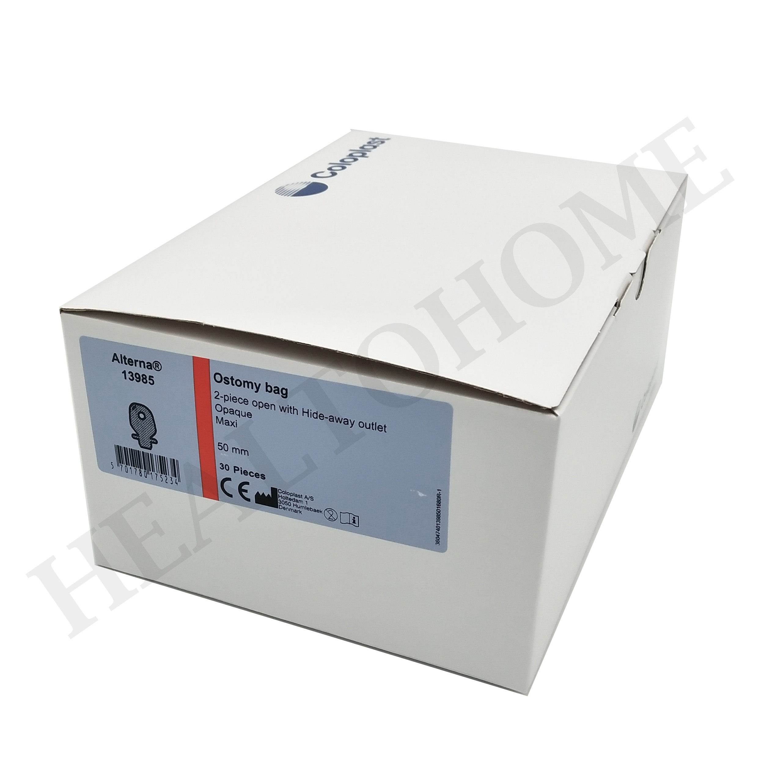 ALTERNA 2-PC EasiClose Open ถุงอุจจาระหน้าท้อง แบบ 2 ชิ้น รุ่นมีตัวกรองกลิ่น (เฉพาะถุง ไม่รวมแป้น)