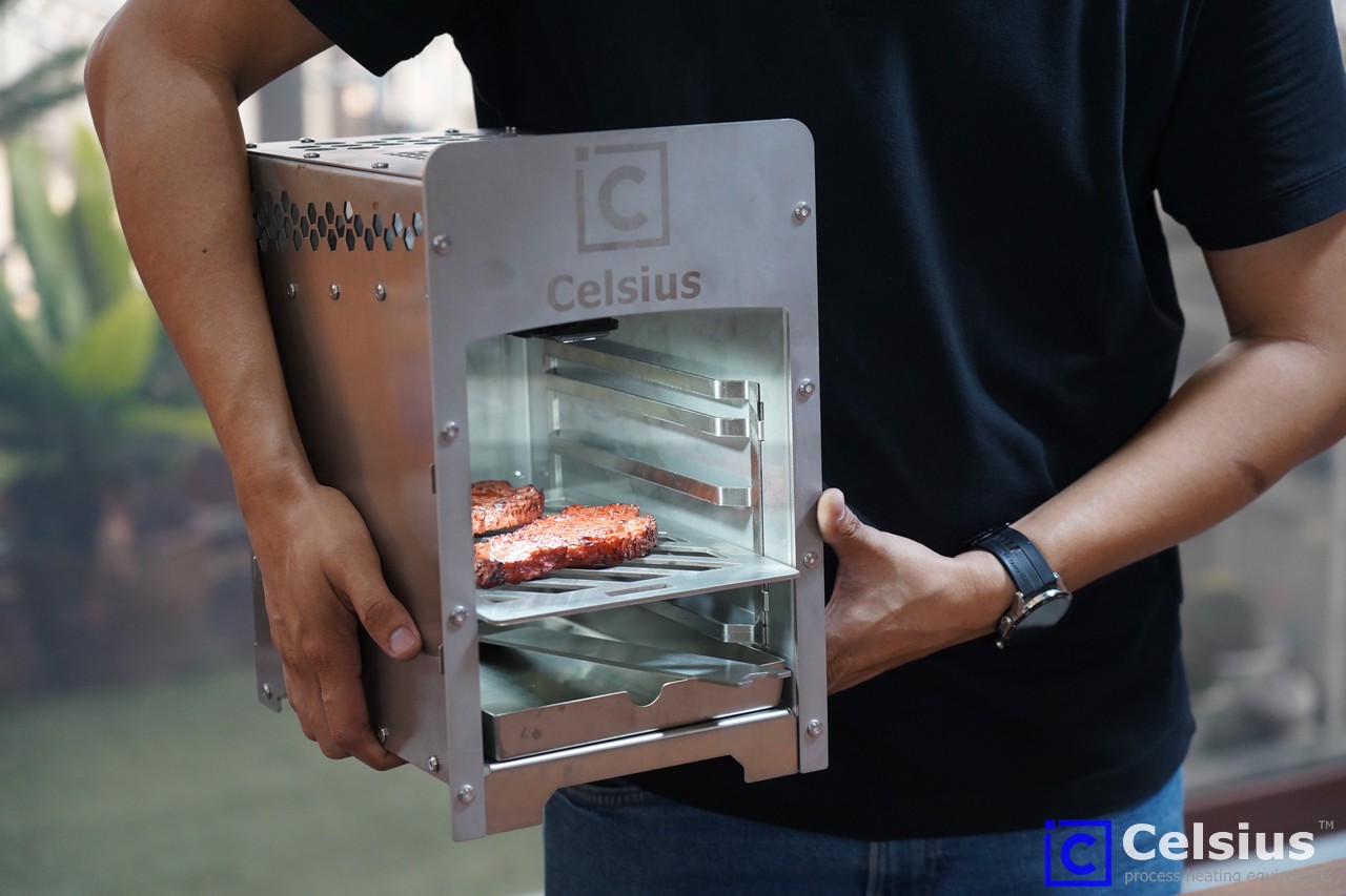 CELSIUS ANYxGRILL TOP INFRARED STEAK GRILL - CEARMIC BURNER l เตาย่างสเต็กอินฟาเรดความร้อนสูง ชนิดเซรามิคส์