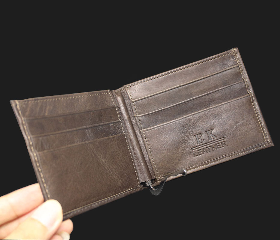 กระเป๋าสตางค์ผู้ชายใบเล็ก มีมันนี่คลิป MS-217