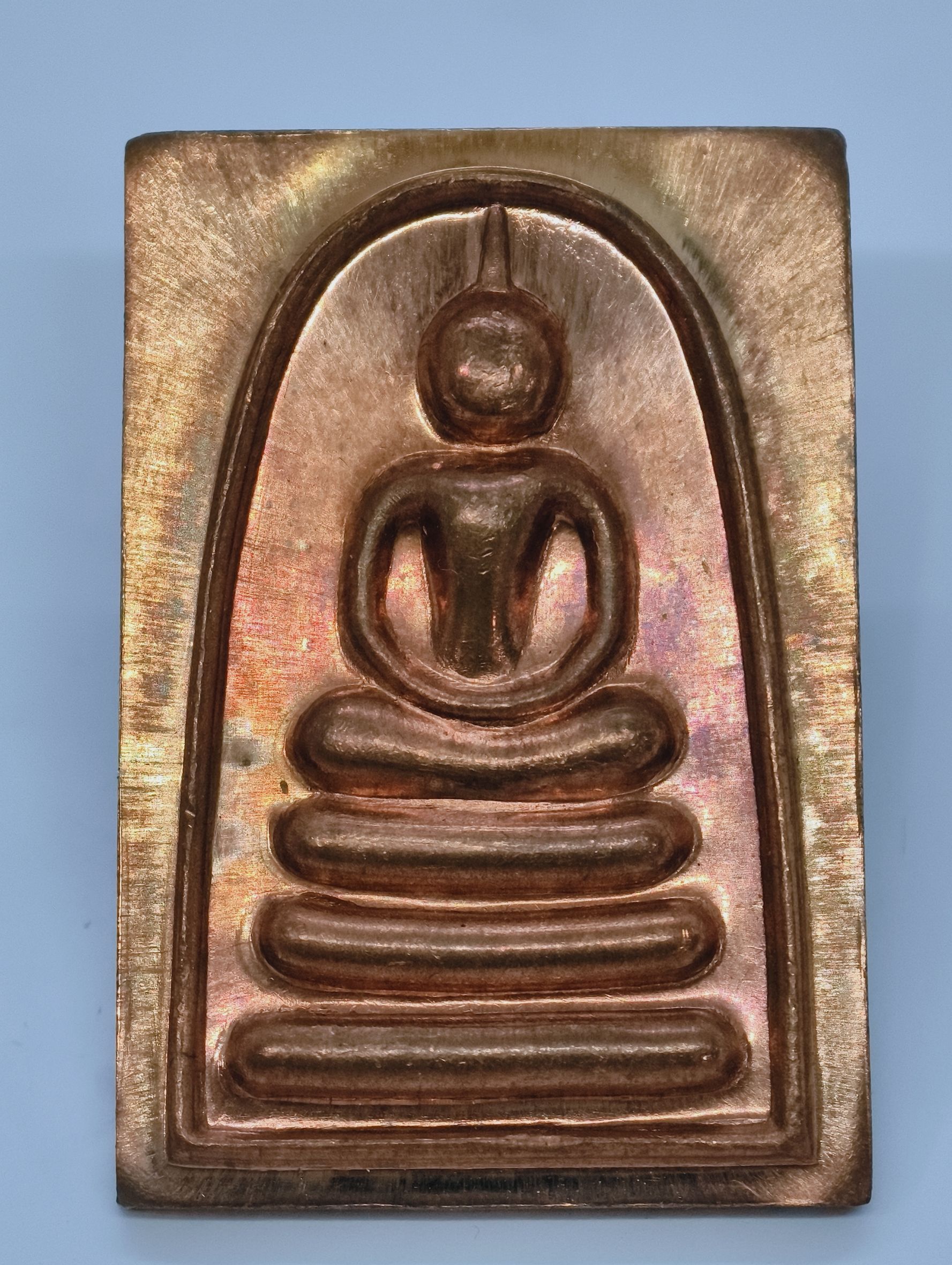 หลวงปู่หนูอินทร์ วัดป่าพุทธมงคล พระสมเด็จไกเซอร์ หลัง ท้าวมหาพรหม รุ่นแรก 2557 KA1643