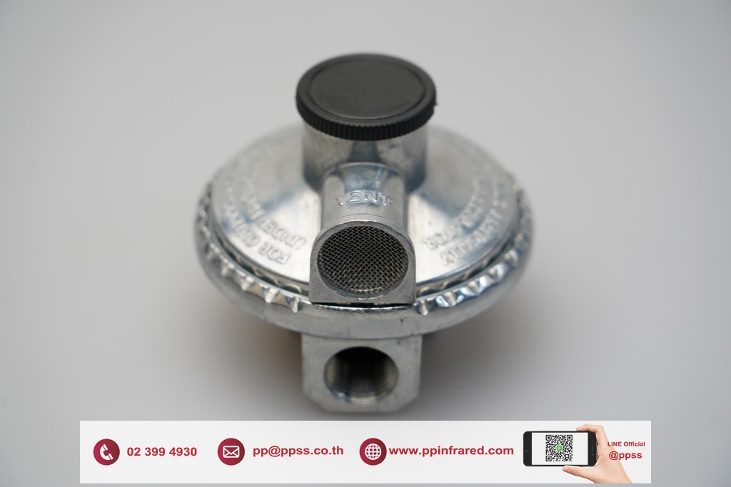 Low Pressure Regulator for LPG, Output 50-100mbar, Size 1/4" x 3/8" NPT