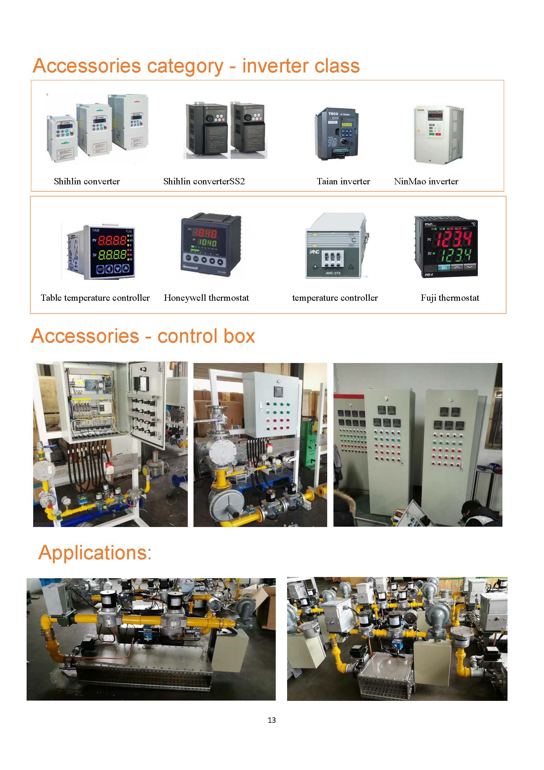 SUNSRAYS Industrial Gas Burner Brochure