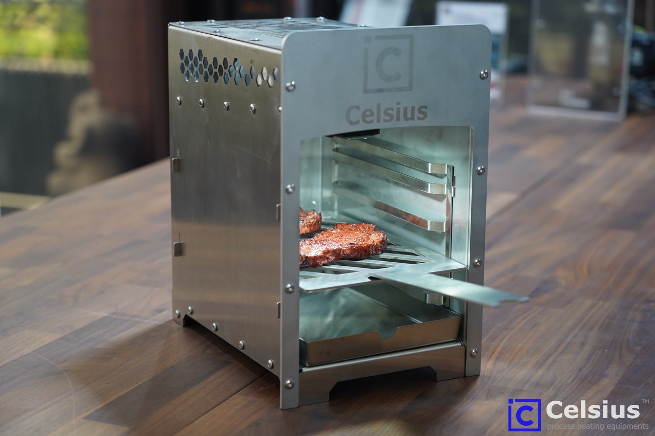 CELSIUS ANYxGRILL TOP INFRARED STEAK GRILL - CEARMIC BURNER l เตาย่างสเต็กอินฟาเรดความร้อนสูง ชนิดเซรามิคส์