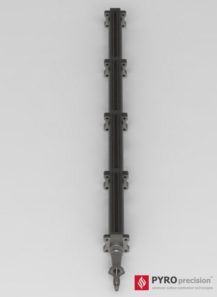 หัวเตาแก๊ส ตรงยาว LD305-ST-4 Liear Modular Tank Heating Burner ความยาวโมดูล 30ซม - 3.0ม กำลัง 6-60 กิโลวัตต์ สำหรับถังต้มถังต้มอุตสาหกรรมทรงสี่เหลี่ยม