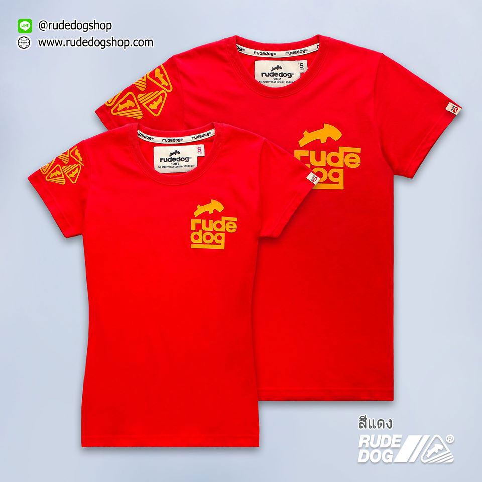 เสื้อยืดแขนสั้น rudedog รุ่น SquareRude (สแควร์รูท)