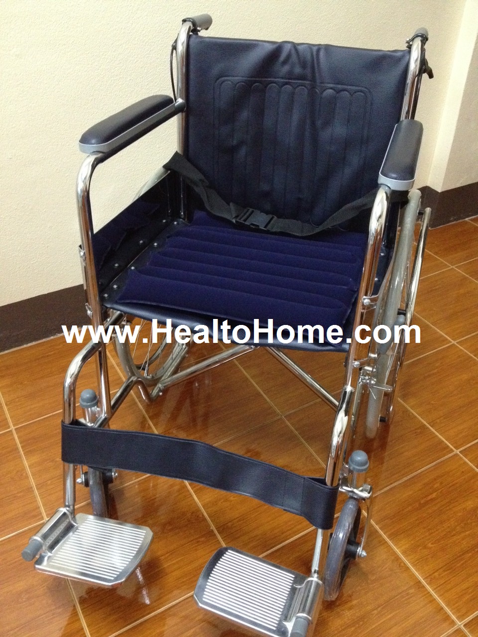 BS05 เบาะลมรองนั่ง แบบลอน กำมะหยี่ สีกรมท่า (ส่งฟรี)