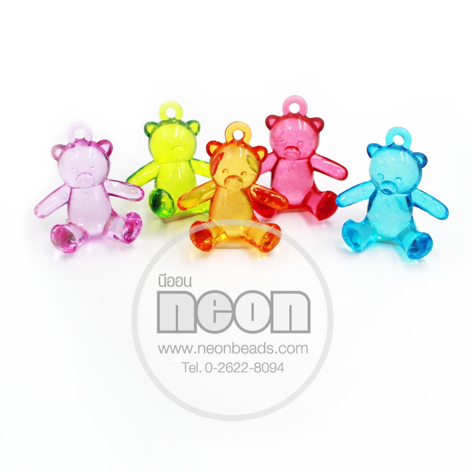 No.461หมีนั่งเล็ก25มม.