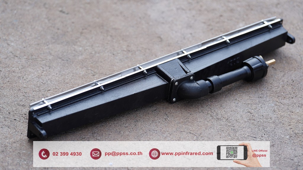 หัวเตาอินฟาเรด SUNSRAYS GR-1202 2.8-4.8kW ชนิดเหล็กหล่อ ขนาด 820x85x140